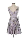 Jump Cocktail Dress In Purple