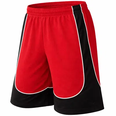 Jump Start Men's Moisture Wicking Performance Mesh Shorts In Red
