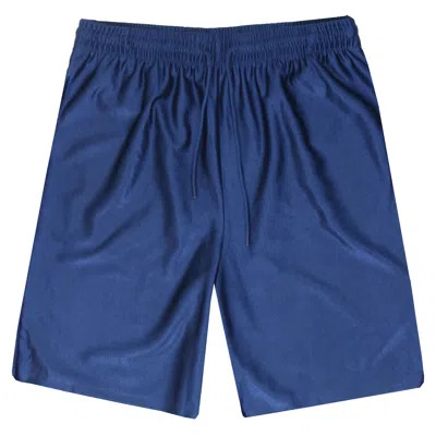 Jump Start Men's Moisture-wicking Performance Dazzle Shorts In Blue