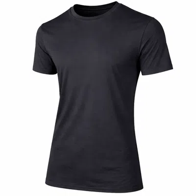 Jump Start Men's Short Sleeve Fashion Stretch Rayon Tees (m-3xl) In Black