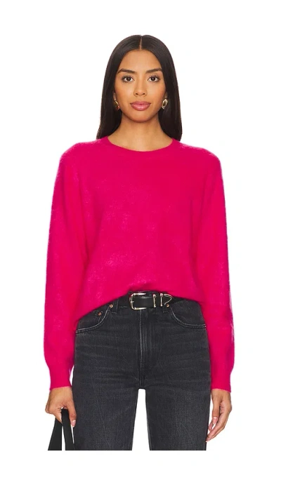 Jumper 1234 Brushed Crew In Watermelon Red