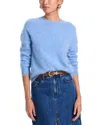 Jumper 1234 Cashmere Crewneck Sweater In Azure Blue Marl