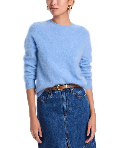 Jumper 1234 Cashmere Crewneck Sweater In Azure Blue Marl