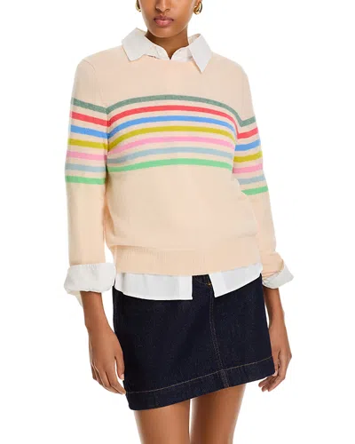 Jumper 1234 Cashmere Crewneck Sweater In Cream Multi