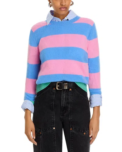 Jumper 1234 Cashmere Crewneck Sweater In Skylar Candy Mint