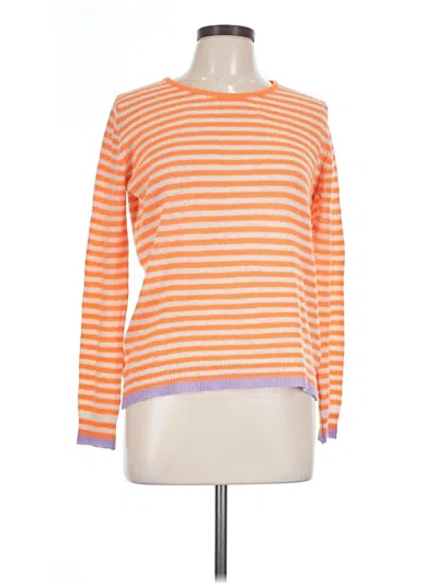 Pre-owned Jumper 1234 Cashmere Pullover Sweater In Orange