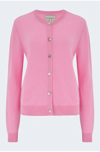 Jumper 1234 Plain Cardi In Candy In Pink