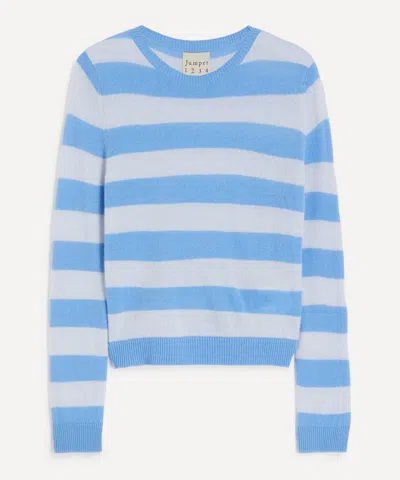 Jumper 1234 Women's Cashmere Stripe Crew Jumper