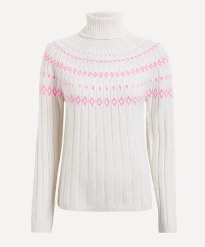 Jumper 1234 Women's Rib Ski Roll Collar Cashmere Jumper