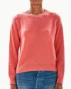 Jumper1234 Crop Crewneck Sweater In Cerise In Pink