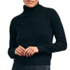 Jumper1234 Lightweight Cashmere Roll Collar Sweater In Black In Black