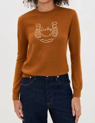 Jumper1234 Lucky Crew 2 Sweater In Shale Angel In Multi