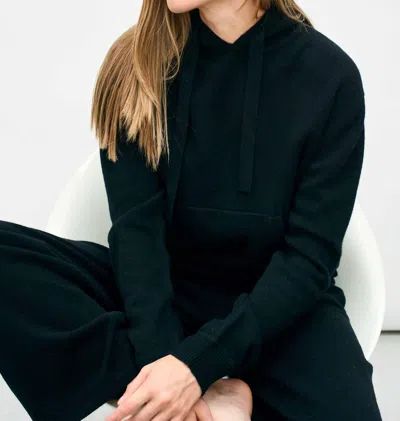 Jumper1234 Oversize Hoodie In Black In Blue