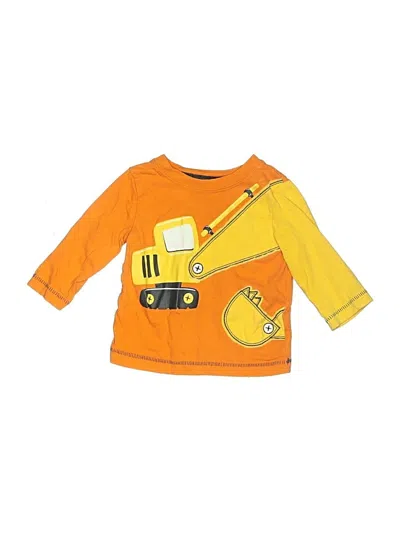 Pre-owned Jumping Beans Babies' 3/4 Sleeve T-shirt In Orange