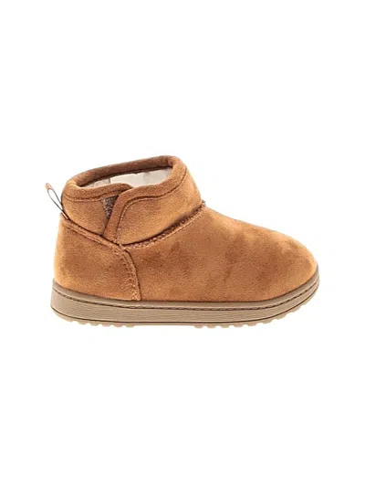 Pre-owned Jumping Beans Kids' Ankle Boots In Brown