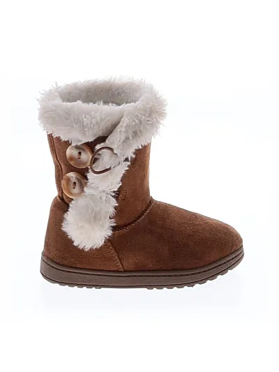 Pre-owned Jumping Beans Kids' Boots In Tan