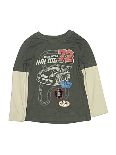 Pre-owned Jumping Beans Kids' Long Sleeve Top Gray Tops