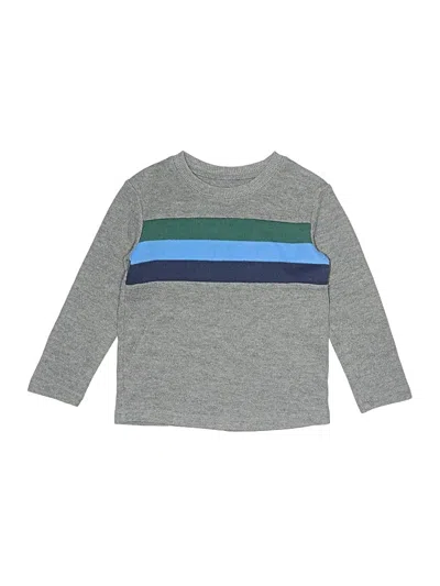 Pre-owned Jumping Beans Kids' Long Sleeve Top Gray Tops
