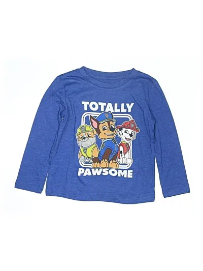 Pre-owned Jumping Beans Kids' Long Sleeve T-shirt In Blue