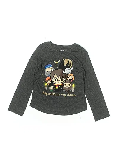 Pre-owned Jumping Beans Kids' Long Sleeve T-shirt In Gray