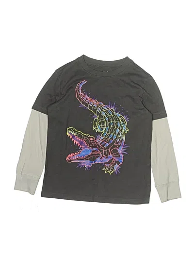Pre-owned Jumping Beans Kids' Long Sleeve T-shirt In Gray