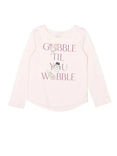 Pre-owned Jumping Beans Kids' Long Sleeve T-shirt In Pink