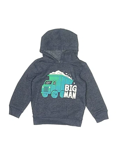 Pre-owned Jumping Beans Kids' Pullover Hoodie In Blue