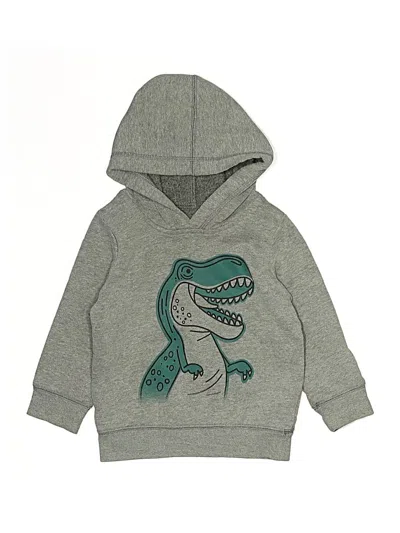 Pre-owned Jumping Beans Kids' Pullover Hoodie In Gray