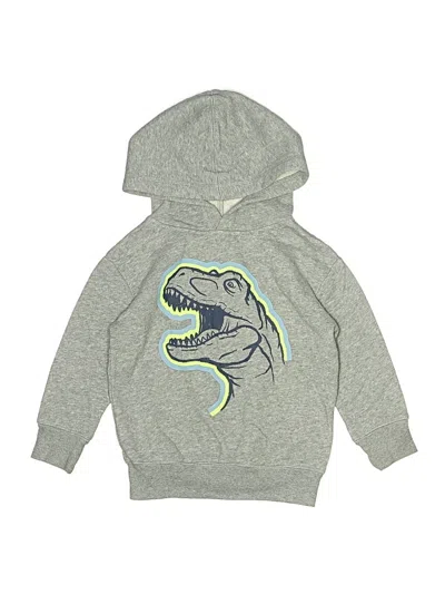 Pre-owned Jumping Beans Kids' Pullover Hoodie In Silver