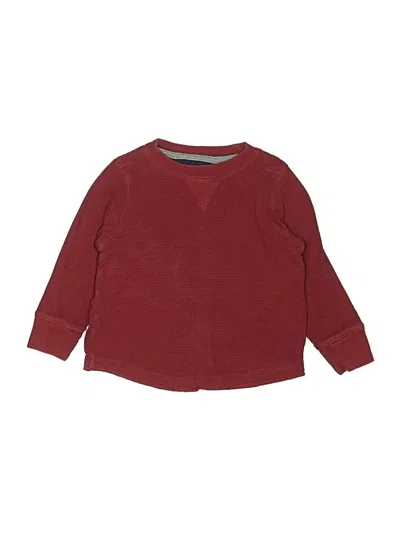 Pre-owned Jumping Beans Kids' Pullover Sweater In Burgundy