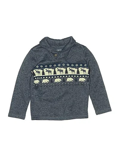 Pre-owned Jumping Beans Kids' Pullover Sweater In Gray