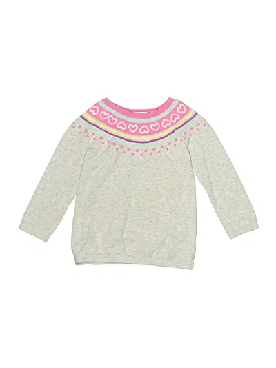 Pre-owned Jumping Beans Kids' Pullover Sweater In Gray
