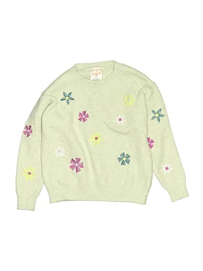 Pre-owned Jumping Beans Kids' Pullover Sweater In Green