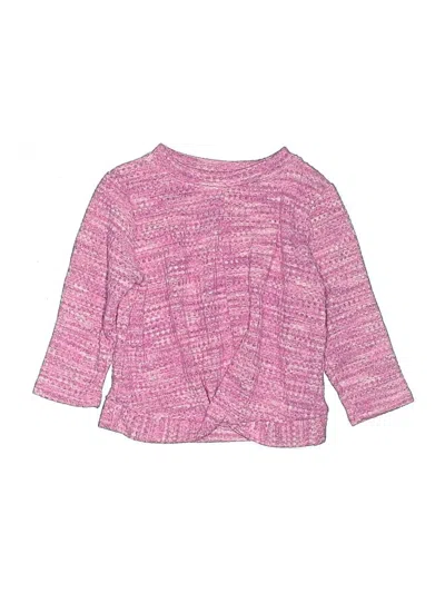 Pre-owned Jumping Beans Kids' Pullover Sweater In Pink