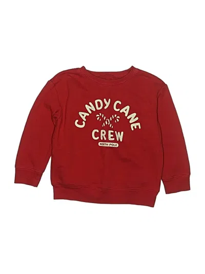 Pre-owned Jumping Beans Kids' Pullover Sweater In Red