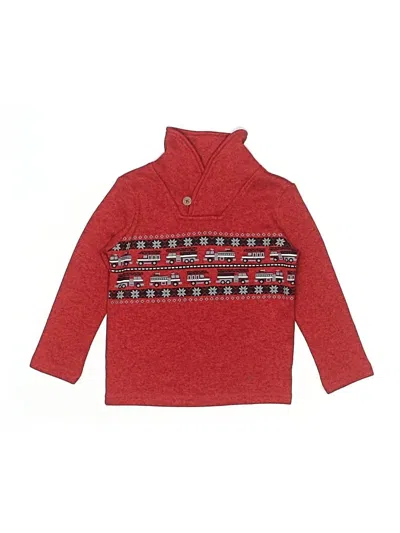Pre-owned Jumping Beans Kids' Pullover Sweater In Red