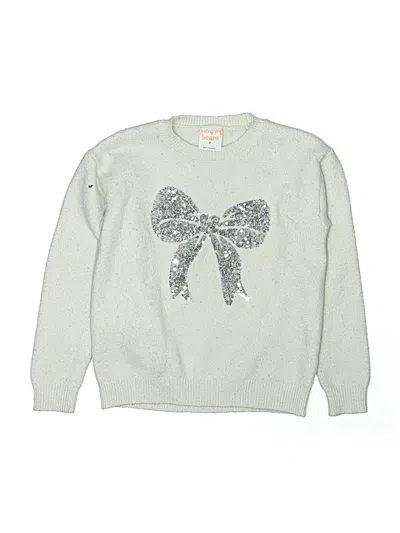 Pre-owned Jumping Beans Kids' Pullover Sweater In Silver