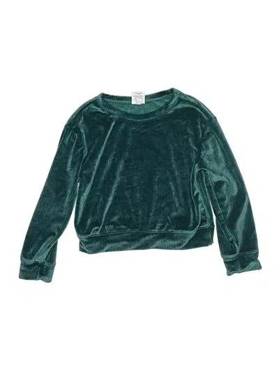 Pre-owned Jumping Beans Kids' Pullover Sweater In Teal