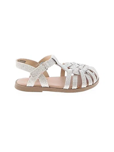 Pre-owned Jumping Beans Kids' Sandals In Silver