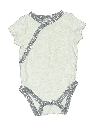 Pre-owned Jumping Beans Babies' Short Sleeve Onesie In Gray