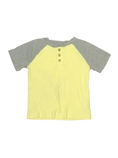 Pre-owned Jumping Beans Kids' Short Sleeve Top Yellow Tops