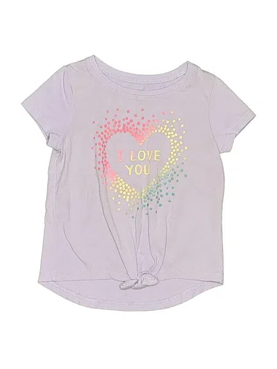 Pre-owned Jumping Beans Kids' Short Sleeve T-shirt In Purple