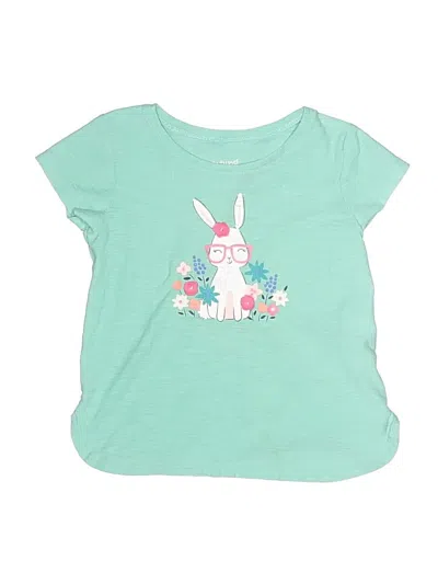 Pre-owned Jumping Beans Kids' Short Sleeve T-shirt In Teal