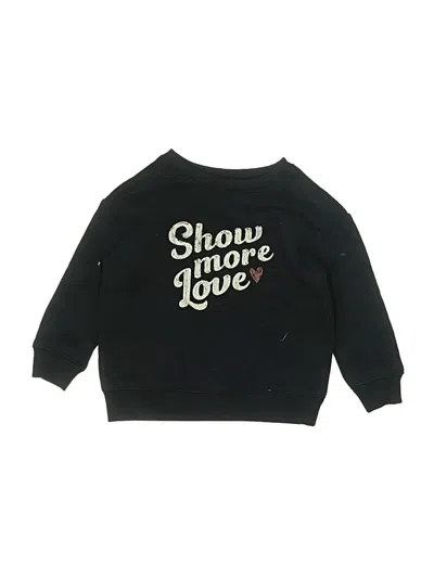 Pre-owned Jumping Beans Babies' Sweatshirt In Black