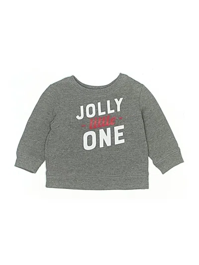 Pre-owned Jumping Beans Babies' Sweatshirt In Gray