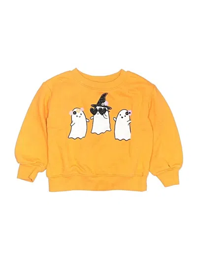 Pre-owned Jumping Beans Kids' Sweatshirt In Yellow