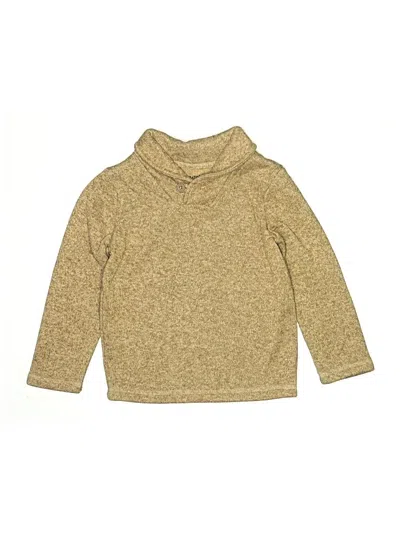 Pre-owned Jumping Beans Kids' Turtleneck Sweater In Gold