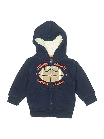 Pre-owned Jumping Beans Babies' Zip Up Hoodie In Blue