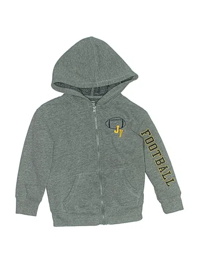 Pre-owned Jumping Beans Kids' Zip Up Hoodie In Gray
