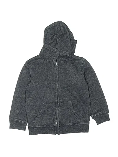 Pre-owned Jumping Beans Kids' Zip Up Hoodie In Gray